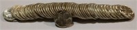 1944-P BU Roll of 50 Mercury Dimes