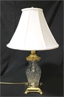 Waterford table lamp 28" tall