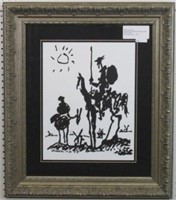 Don Quioxte Silkscreen by Pablo Picasso