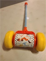 Vintage Fisher Price Musical Push And Pull Chime