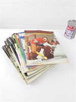 Magazines/Revues de hockey/LNH dont Detroit, 1972