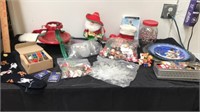 Large group of Christmas items