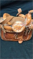 Saddle purse bag