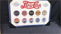 19”x13” Pepsi cola wooden sign