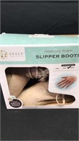 Memory foam slipper boots size medium