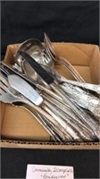 Community silver plated flatware
