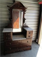 Antique EASTLAKE Beautiful Dresser w/ Mirror NICE