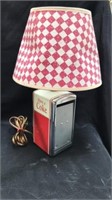 16” coke lamp/napkin holder