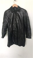 DANIER Leather Coat Size 8