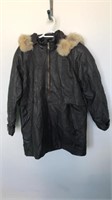 Comint Ladie’s 100% Leather Coat Size L