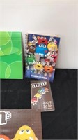 Group of m&m stationary