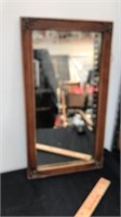 22”x12” framed mirror