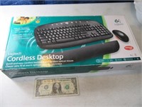 New Logitech Cordless Computer Keyboard~Mouse SET