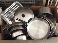 Asst. pots, pans & kitchen items