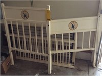 Vintage crib & dog kennel