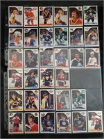 1985/86 O Pee Chee NHL Hockey Cards - 33 Cards