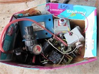 Box Lot of Electrical (Sensors, Buttons)