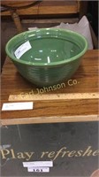 BAUER #12 RING BEEHIVE GREEN BOWL (TINY CHIP)