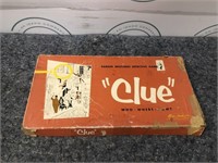 Vintage Clue board game