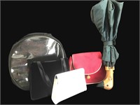 Small Handbags and Umbrella
