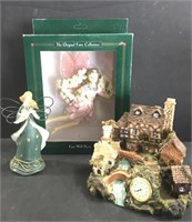 New Resin Fairy and Clock