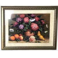Framed Floral Wall Art