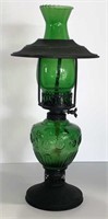 Sail Boat Brand Green Glass Oil Lantern Lamp