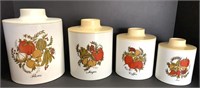 Vintage Ransburg Kitchen Canisters
