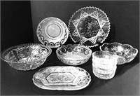 Collection of Glass Serving Pieces
