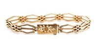 Antique Australian 9ct rose gold bracelet