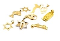 Yellow gold charms