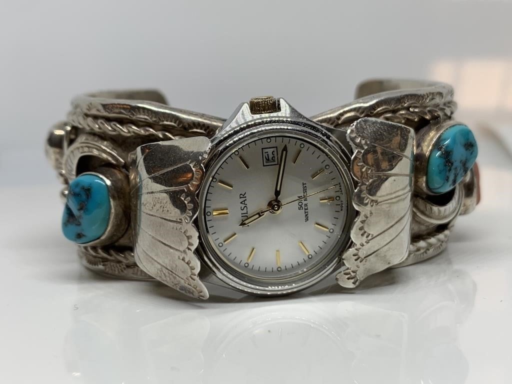 SATURDAY JEWELRY COIN AUCTION PRES. ROLEX STERLING SILVER KS