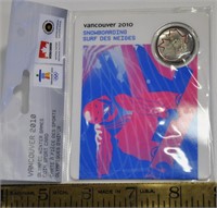 Vancouver 2010 Winter Games coin - info