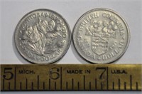 1970, 1971 Canada one dollar coins