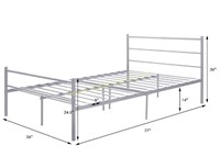 Giantex $192 Retail Reinforced Metal Bed Frame