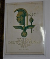 Hitler's Day of German Art postcard - info