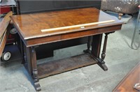 Vintage writing desk, 48x26x29