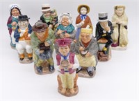 Ceramic Charles Dickens Figurine Set, Wood & Sons