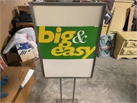 Big & Easy advertising stand