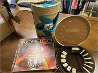 Norelco Nail Salon and Woven bag