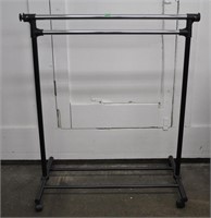 Rolling wardrobe stand - 36" wide