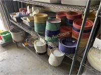OVER 250+ TUXTON 9"PLATES AND BOWLS VARIOUS COLORS