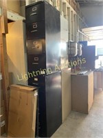 FOUR METAL FOUR DRAWER FILLING CABINETS