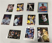 11 mix lot baseball cards