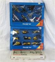 Diecast toys - airplanes & construction vehicles