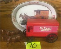 The Kroger grocery & baking co wagon & tray