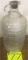 White house vinegar jug 9 1/2in tall