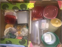 2 Box lots plasticware