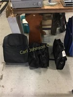 LOT OF 4 CARRY BAGS (1 HARLEY DAVIDSON)