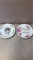 Anniversary Fine China Plates